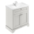 Hudson Reed Old London Floor Standing Vanity Unit with 1TH Basin 800mm Wide - Timeless Sand