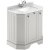 Hudson Reed Old London Angled Floor Standing Vanity Unit with 1TH White Marble Top Basin 750mm Wide - Timeless Sand