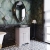 Hudson Reed Old London Floor Standing Vanity Unit with 1TH Black Marble Top Basin 600mm Wide - Timeless Sand | Thumbnail Image