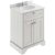 Hudson Reed Old London Floor Standing Vanity Unit with 3TH Grey Marble Top Basin 600mm Wide - Timeless Sand