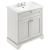 Hudson Reed Old London 800mm Floor Standing Vanity Unit with Ceramic Basin