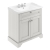 Hudson Reed Old London Floor Standing Vanity Unit with 3TH Basin 800mm Wide - Timeless Sand