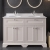 Hudson Reed Old London Floor Standing Vanity Unit with 1TH White Marble Top Basin 1200mm Wide - Timeless Sand