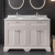 Hudson Reed Old London Floor Standing Vanity Unit with 1TH Grey Marble Top Basin 1200mm Wide - Timeless Sand