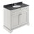 Hudson Reed Old London Floor Standing Vanity Unit with 3TH Black Marble Top Basin 1000mm Wide - Timeless Sand