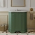 Hudson Reed Old London Angled Floor Standing Vanity Unit with 3TH Grey Marble Top Basin 750mm Wide - Hunter Green