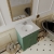 Hudson Reed Old London Floor Standing Vanity Unit with 1TH Grey Marble Top Basin 600mm Wide - Hunter Green