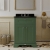 Hudson Reed Old London Floor Standing Vanity Unit with 3TH Black Marble Top Basin 600mm Wide - Hunter Green