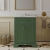 Hudson Reed Old London Floor Standing Vanity Unit with 3TH Grey Marble Top Basin 600mm Wide - Hunter Green