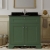 Hudson Reed Old London Floor Standing Vanity Unit with 1TH Black Marble Top Basin 800mm Wide - Hunter Green