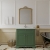 Hudson Reed Old London Floor Standing Vanity Unit with 1TH White Marble Top Basin 800mm Wide - Hunter Green