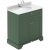 Hudson Reed Old London Floor Standing Vanity Unit with 1TH White Marble Top Basin 800mm Wide - Hunter Green