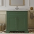 Hudson Reed Old London Floor Standing Vanity Unit with 1TH Grey Marble Top Basin 800mm Wide - Hunter Green