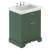 Hudson Reed Old London Floor Standing Vanity Unit with 3TH Classic Basin 600mm Wide - Hunter Green