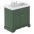 Hudson Reed Old London Floor Standing Vanity Unit with 3TH Classic Basin 800mm Wide - Hunter Green