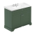Hudson Reed Old London Floor Standing Vanity Unit with 3TH Basin 1000mm Wide - Hunter Green