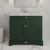 Hudson Reed Old London Floor Standing Vanity Unit with 1TH White Marble Top Rectangular Basin 1000mm Wide - Hunter Green