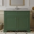 Hudson Reed Old London Floor Standing Vanity Unit with 1TH Grey Marble Top Basin 1000mm Wide - Hunter Green
