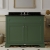 Hudson Reed Old London Floor Standing Vanity Unit with 3TH Black Marble Top Basin 1000mm Wide - Hunter Green
