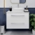 Hudson Reed Quartet Wall Hung 2-Drawer Single Vanity Unit with Sparkling White Worktop 720mm Wide - Gloss White | Thumbnail Image