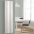 Hudson Reed Revive Double Designer Vertical Radiator 1500mm H x 354mm W - High Gloss White