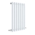 Hudson Reed Revive Single Designer Horizontal Radiator 600mm H x 412mm W - High Gloss White