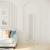 Delphi Ellipse Double Vertical Designer Radiator 1500mm H x 354mm W - Gloss White | Thumbnail Image