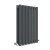 Delphi Ellipse Anthracite Horizontal Designer Radiator