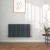 Delphi Ellipse Anthracite Horizontal Designer Radiator