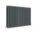Hudson Reed Revive Double Designer Horizontal Radiator 600mm H x 992mm W - Anthracite