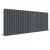 Hudson Reed Revive Double Designer Horizontal Radiator 600mm H x 1572mm W - Anthracite