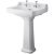 Nuie Richmond Traditional Bathroom Suite 595mm Wide - 2 Tap Hole