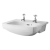 Hudson Reed Richmond Semi Recessed Basin 560mm Wide - 2 Tap Hole