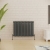 Delphi Event Horizontal 2-Column Designer Radiator 635mm H x 853mm W - Anthracite | Thumbnail Image