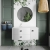 Hudson Reed Sarenna LH Wall Hung Vanity Unit with White Marble Top 1000mm Wide - Moon White