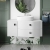 Hudson Reed Sarenna RH Wall Hung Vanity Unit with White Marble Top 1000mm Wide - Moon White | Thumbnail Image