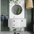 Hudson Reed Sarenna LH Wall Hung Vanity Unit with Grey Marble Top 1000mm Wide - Moon White