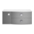 Hudson Reed Sarenna RH Wall Hung Vanity Unit with White Marble Top 1000mm Wide - Dove Grey | Thumbnail Image