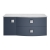 Hudson Reed Sarenna RH Wall Hung Vanity Unit with Grey Marble Top 1000mm Wide - Mineral Blue
