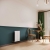 Delphi Accent Single Horizontal Designer Radiator 600mm H x 412mm W - Satin White | Thumbnail Image