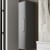 Hudson Reed Solar Wall Hung Tall Storage Unit 350mm Wide - Cool Grey