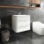 Hudson Reed Solar Wall Hung Vanity Unit with Polymarble Basin 600mm Wide - Pure White