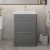 Hudson Reed Solar Floor Standing Vanity Unit with Ceramic Basin 600mm Wide - Cool Grey
