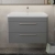 Hudson Reed Solar Wall Hung Vanity Unit with Polymarble Basin 800mm Wide - Cool Grey