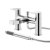 Hudson Reed Sottile Bath Shower Mixer Tap Pillar Mounted - Chrome