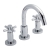 Hudson Reed Tec Crosshead 3-Hole Basin Mixer Tap and Bath Shower Mixer Tap - Chrome