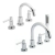 Hudson Reed Tec Lever Basin Mixer Tap and Shower Mixer Tap with Shower Kit - Chrome