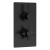 Hudson Reed Tec Pura Concealed Shower Valve Dual Handle - Matt Black