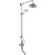 Hudson Reed Topaz Triple Exposed Mixer Shower with Shower Kit + Fixed Head + Tap Spout