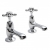 Hudson Reed Topaz Dome Basin Taps Pair - Chrome